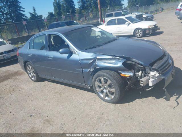  Salvage INFINITI G35x