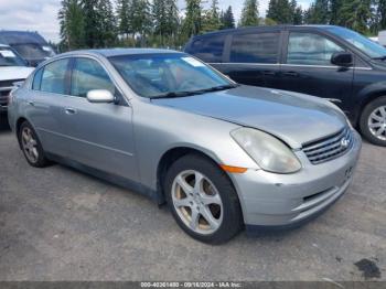  Salvage INFINITI G35x