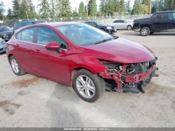  Salvage Chevrolet Cruze