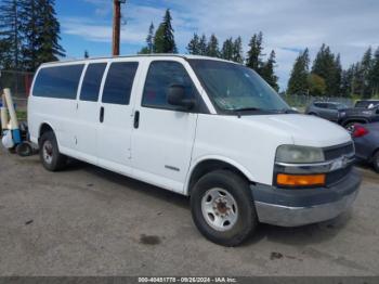  Salvage Chevrolet Express