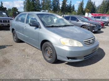  Salvage Toyota Corolla