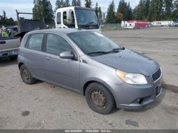  Salvage Chevrolet Aveo