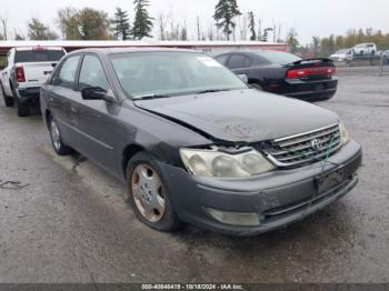  Salvage Toyota Avalon