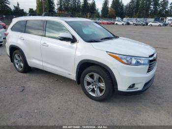  Salvage Toyota Highlander