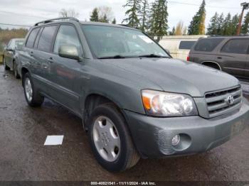  Salvage Toyota Highlander