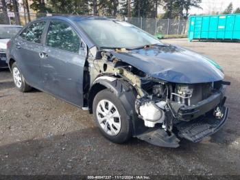  Salvage Toyota Corolla