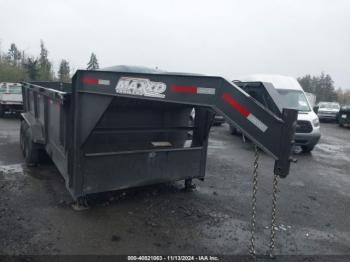  Salvage Maxey Trailers Mfg Dump Trailer 20ft