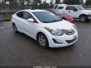  Salvage Hyundai ELANTRA