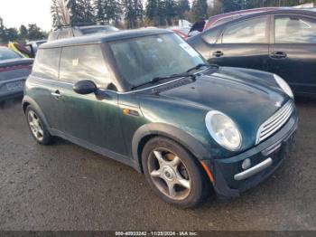  Salvage MINI Cooper