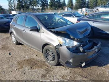  Salvage Toyota Prius c