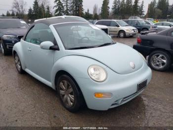  Salvage Volkswagen Beetle