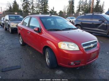  Salvage Chevrolet Aveo