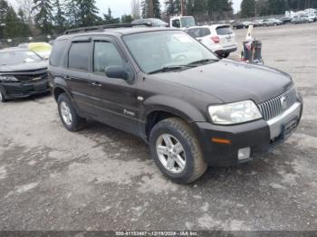  Salvage Mercury Mariner Hybrid