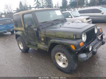  Salvage Jeep Wrangler