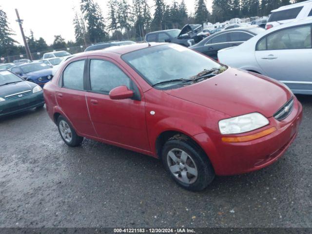  Salvage Chevrolet Aveo