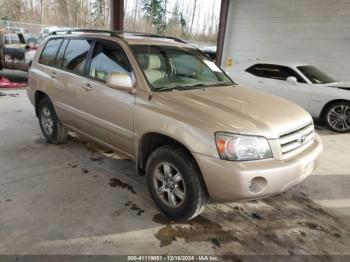  Salvage Toyota Highlander