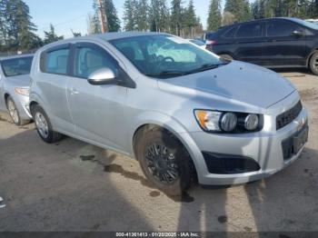  Salvage Chevrolet Sonic