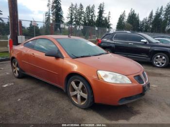  Salvage Pontiac G6