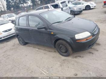  Salvage Chevrolet Aveo