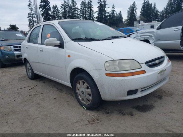  Salvage Chevrolet Aveo