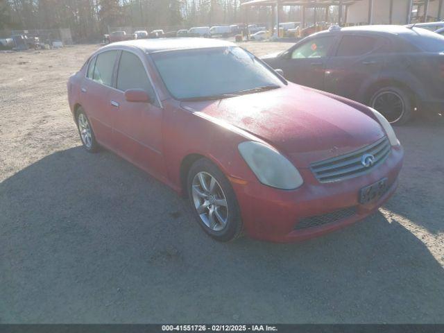  Salvage INFINITI G35