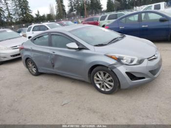  Salvage Hyundai ELANTRA