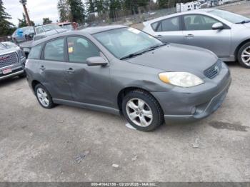  Salvage Toyota Matrix