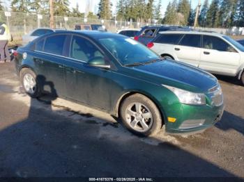  Salvage Chevrolet Cruze