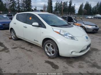  Salvage Nissan LEAF