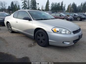  Salvage Chevrolet Monte Carlo