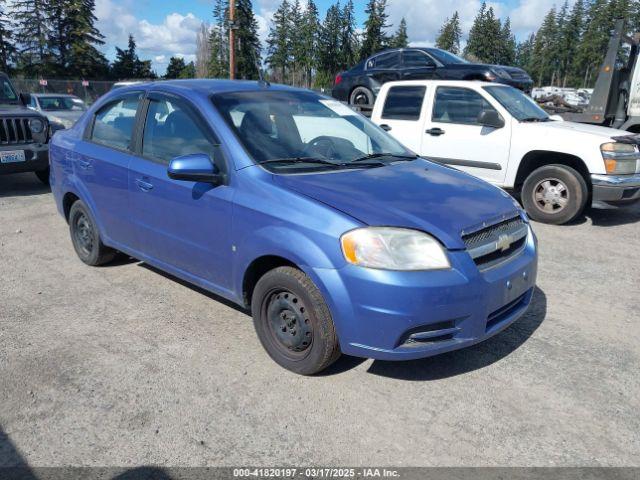  Salvage Chevrolet Aveo