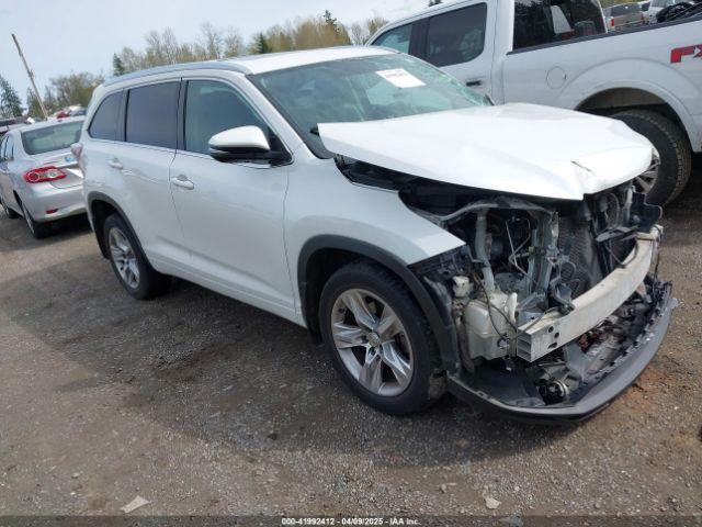  Salvage Toyota Highlander