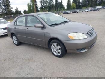  Salvage Toyota Corolla