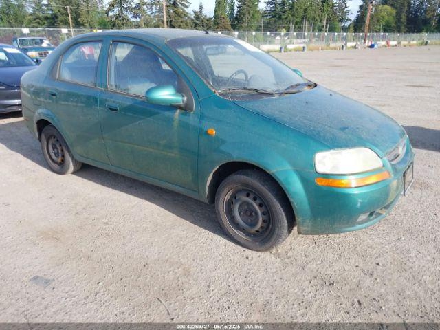  Salvage Chevrolet Aveo
