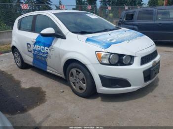  Salvage Chevrolet Sonic
