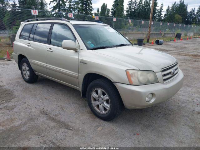  Salvage Toyota Highlander