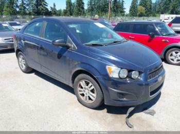  Salvage Chevrolet Sonic