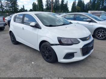  Salvage Chevrolet Sonic