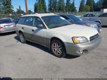  Salvage Subaru Outback