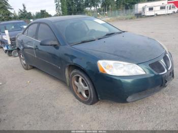  Salvage Pontiac G6