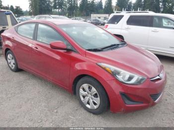  Salvage Hyundai ELANTRA