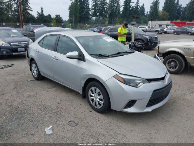  Salvage Toyota Corolla