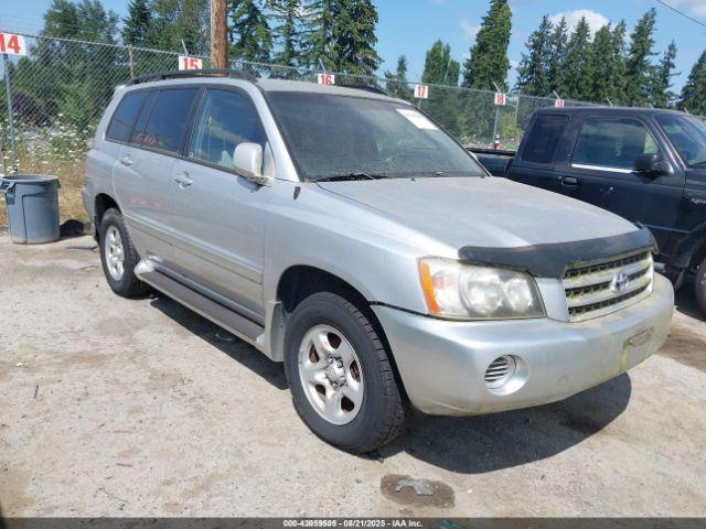  Salvage Toyota Highlander