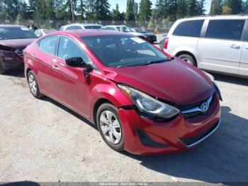  Salvage Hyundai ELANTRA