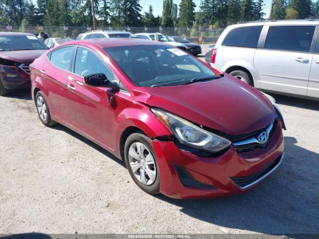  Salvage Hyundai ELANTRA