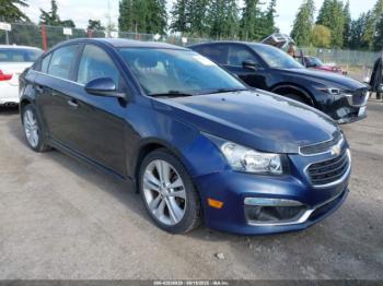  Salvage Chevrolet Cruze