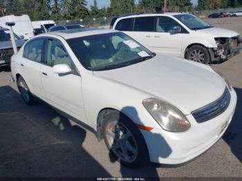  Salvage INFINITI G35x