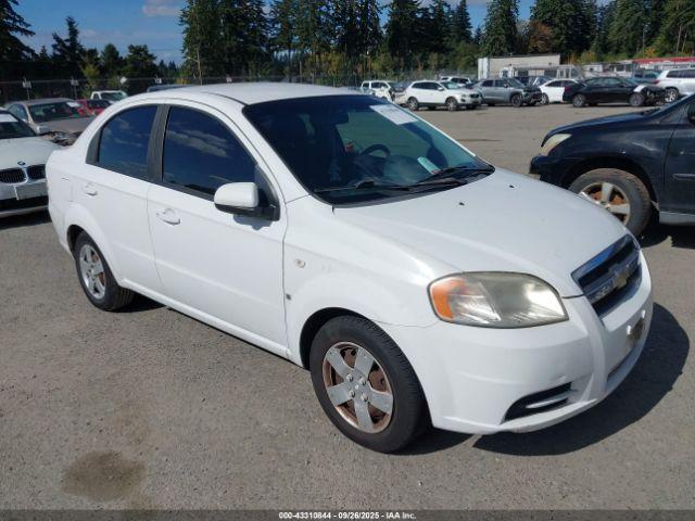  Salvage Chevrolet Aveo