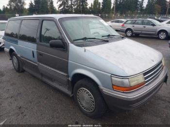  Salvage Plymouth Grand Voyager