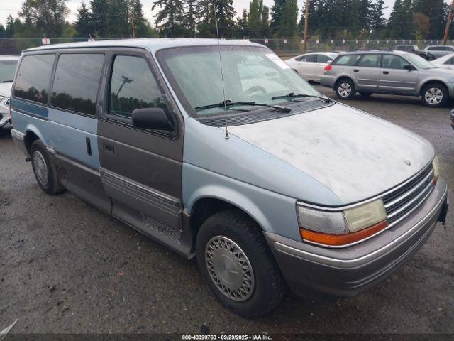 Salvage Plymouth Grand Voyager